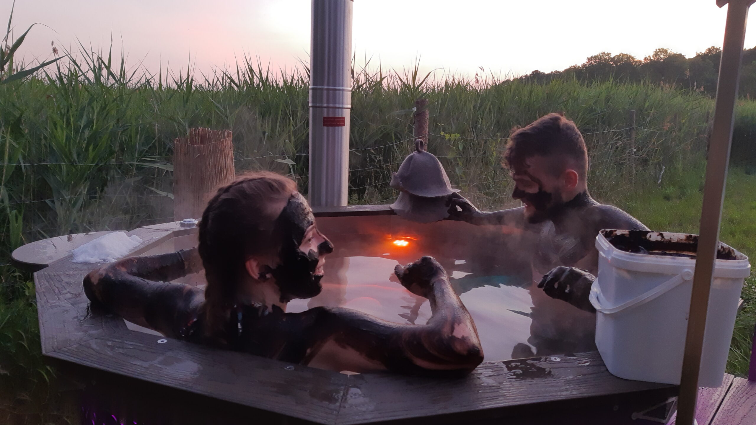 para w kąpieli borowinowej